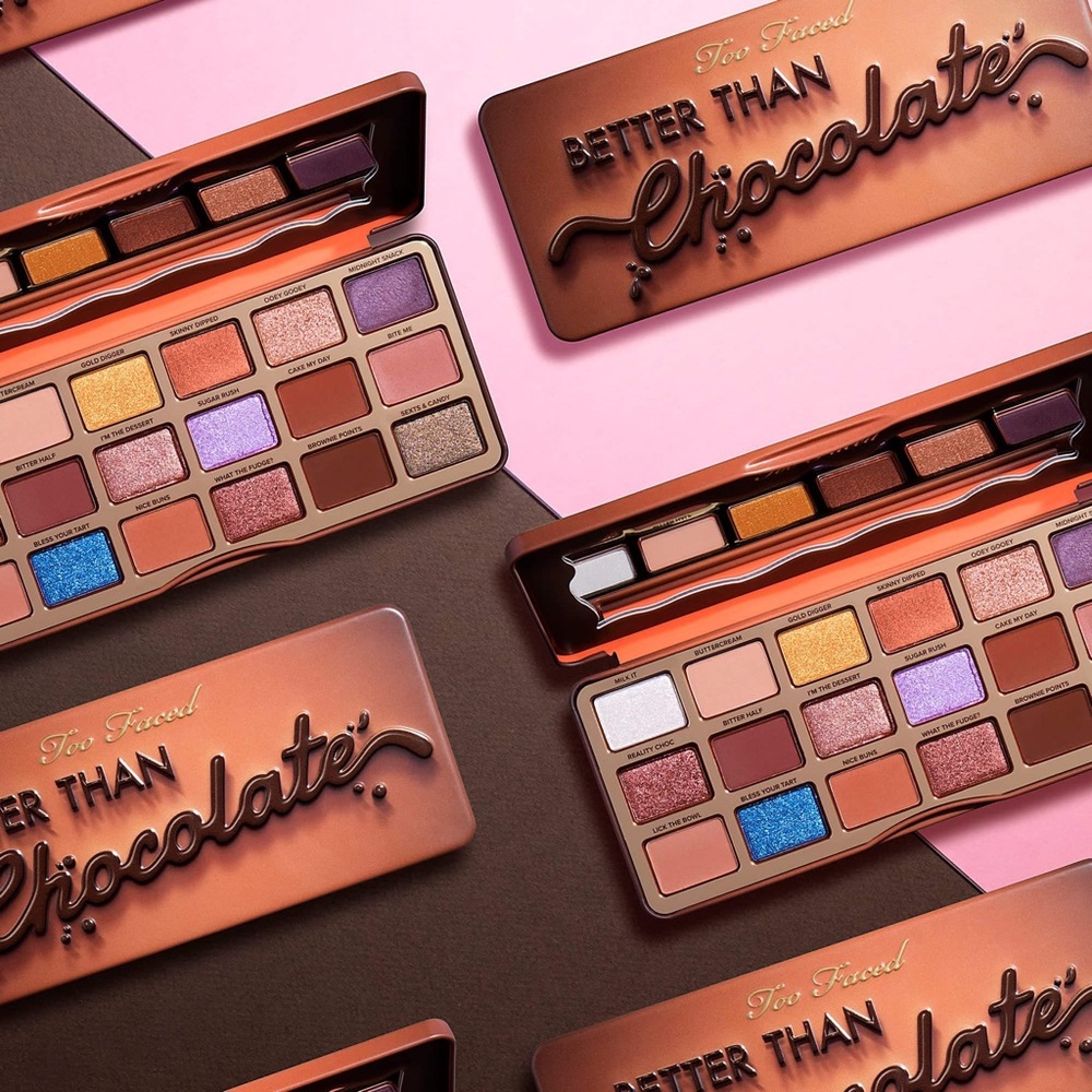 Too Faced Better Than Chocolate Cocoa-Infused Eye Shadow Palette - 0.69 oz -